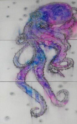 Intuition - Octopus - Resin art